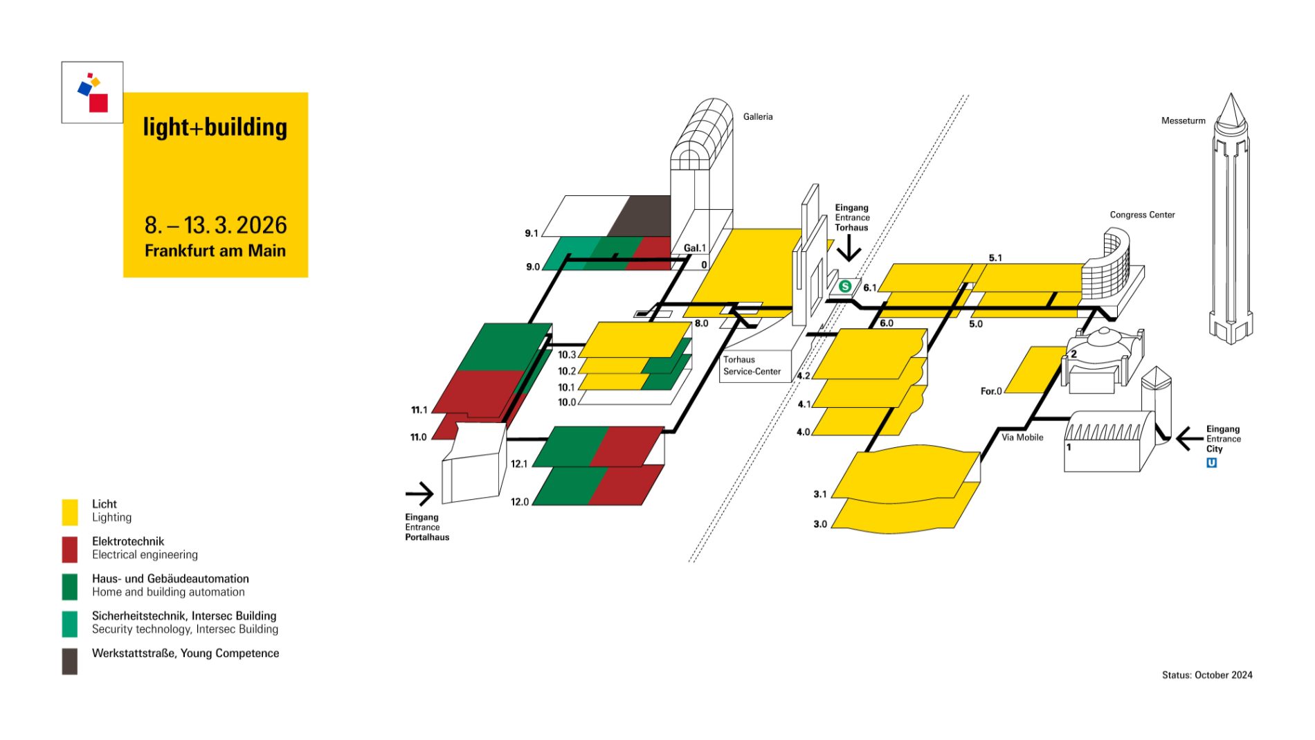 Geländeplan Light + Building 2026